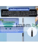 Безжична електрическа четка за баня с 7 приставки и телескопична дръжка